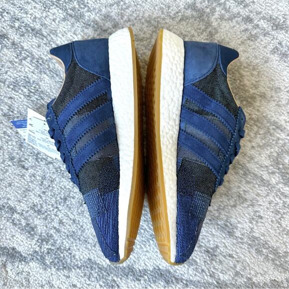 New adidas x END. x Bodega x Iniki Runner 2017 Blue Denim Patchwork Size 9 - Picture 6 of 13